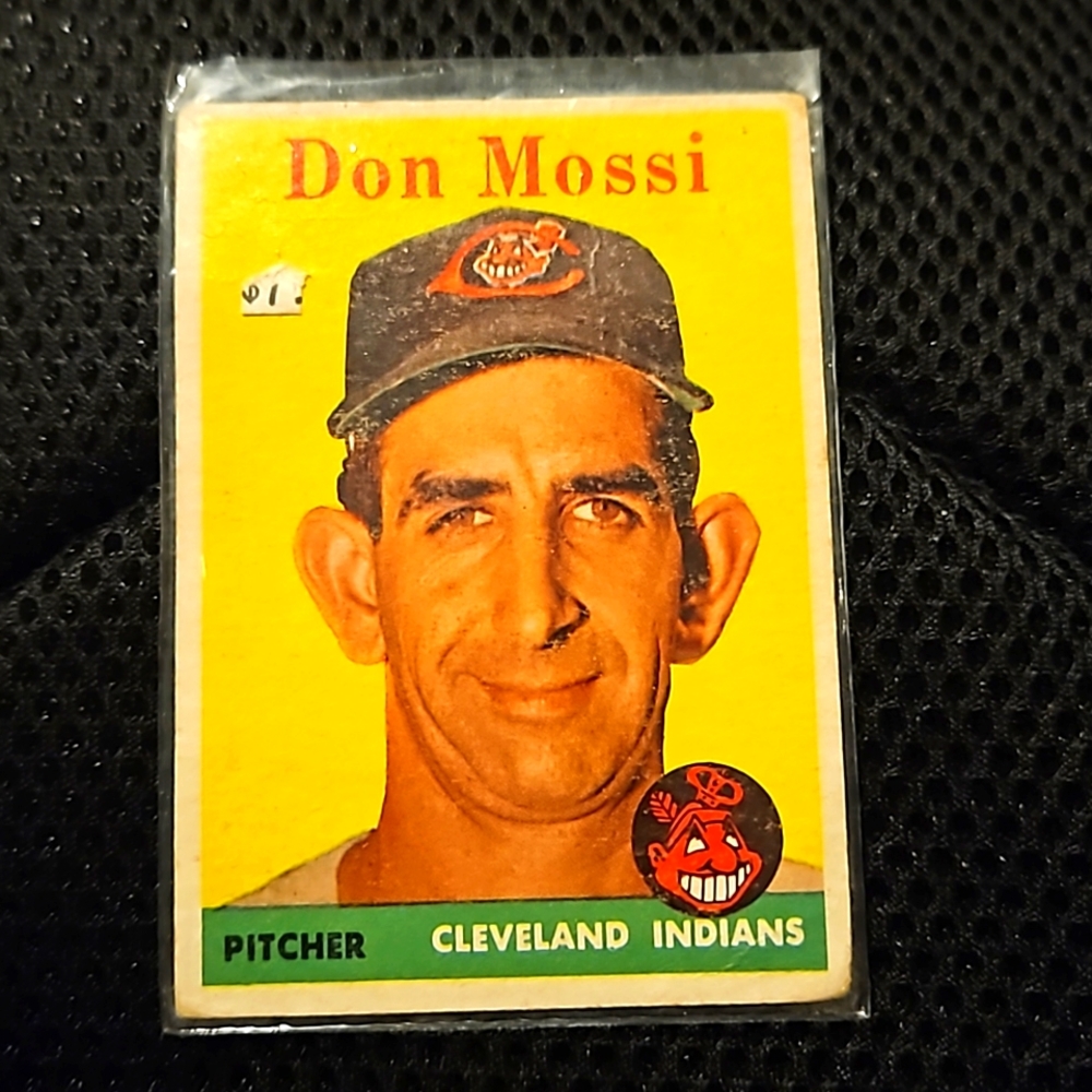 Don Mossin#35 Indians Card O.F.